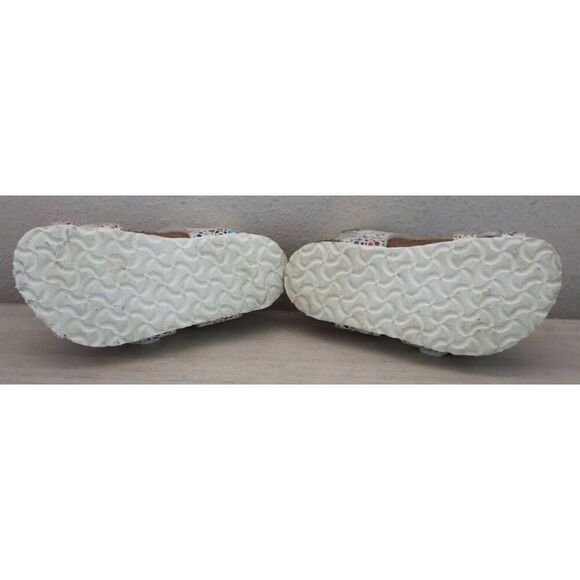 Birkenstock  Girls' Sz 24 US 6-6.5 White Taormina Mosaic Sandals - Picture 3 of 11